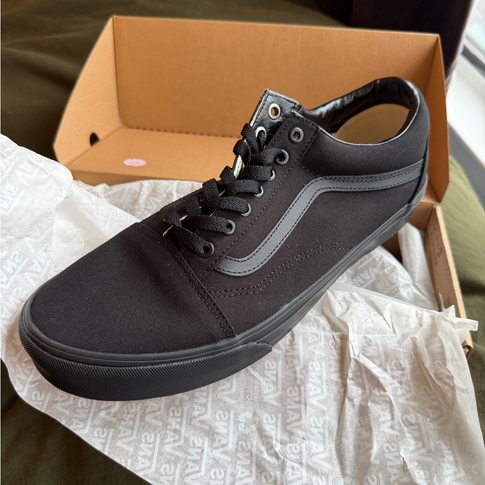 Vans Men's Black and Gray Sneakers